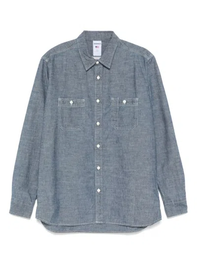 SEBAGO BLUE LONG SLEEVES SOLID SHIRT
