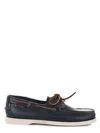 Sebago Portland Martellato Shoes In Blu Scuro