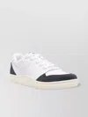 Sebago Branded Heel Leather Panelled Sneaker In White