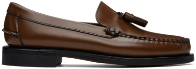 Sebago Brown Classic Will Loafers In 900 Brown