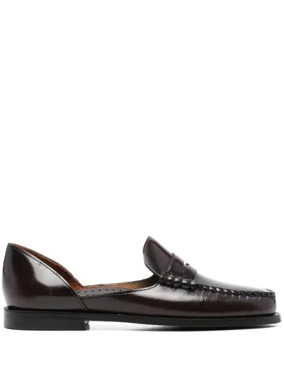 Sebago Brown Leather Loafers