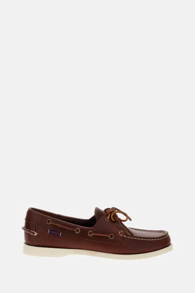 Sebago Brown Leather Loafers