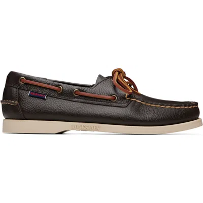 Sebago Brown Portland Martellato Boat Shoes