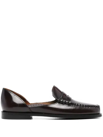 Sebago Brown Sandals With Smooth Finish