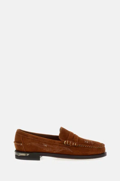SEBAGO BROWN SLIP ON LOAFERS