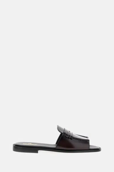 Sebago Brown Slip On Sandals