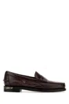 Sebago Leather Dan El Paso Loafers With Penny Strap In Brown