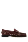 Sebago Studded Embellishments Loafers Decorative Stitching