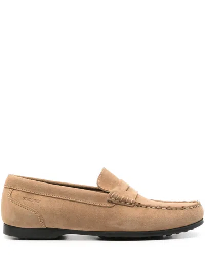 Sebago Byron Suede Loafers In Neutrals