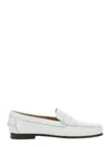 Sebago Classic Dan Leather Loafers For Women In White