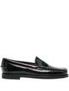 Sebago Classic Dan Smooth Leather Loafers In Black