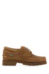 Sebago Camel Suede Acadia Loafers In Brown