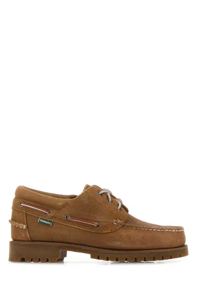 SEBAGO CAMEL SUEDE ACADIA LOAFERS