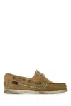 Sebago Suede Loafers With Rubber Sole And Studded Detailing