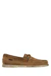 Sebago Suede Stitch Detailing Rubber Sole Loafers In Brown