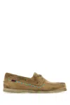 Sebago Camel Suede Portland Flesh Out Loafers In Multi