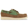 Sebago Askookfield Suede Leather Loafers In Brown
