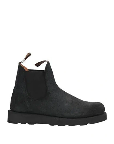 Sebago Campsides Man Ankle Boots Black Size 8 Leather