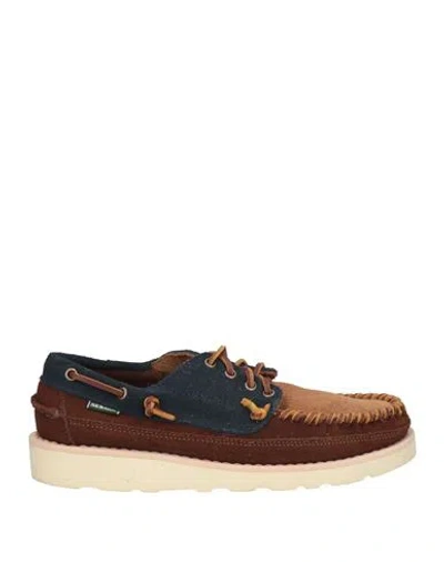Sebago Campsides Man Loafers Tan Size 9 Leather
