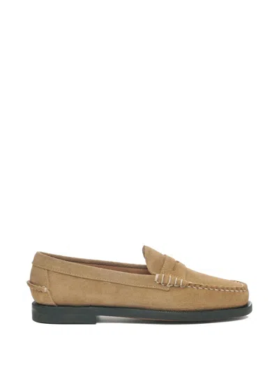 Sebago Chic Mini Flat Shoes For Women In Neutral