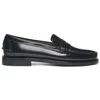 Sebago Man Loafers Burgundy Size 9 Soft Leather In Black