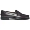 Sebago Black Calf Leather Loafers