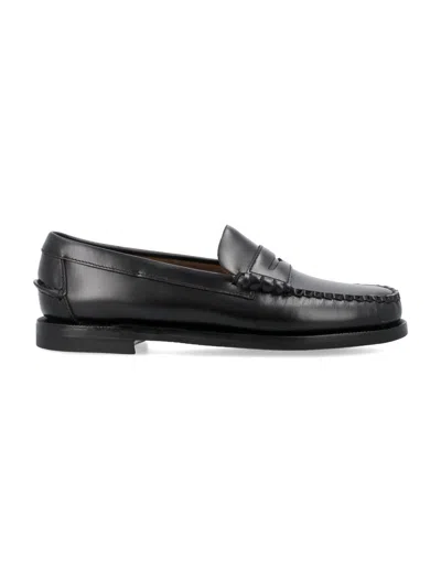 Sebago Men's "classic Dan" Loafers In Black