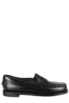 Sebago Bordeaux Pull-on Loafers In Leather Man In Black