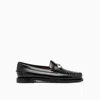 Sebago Eye Loafers With Embellished Detail And Round Toe In Black
