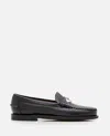 Sebago Eye Loafers With Embellished Detail And Round Toe In Black