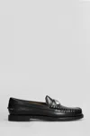 Sebago Eye Loafers With Embellished Detail And Round Toe In Black