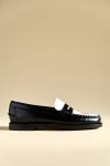 Sebago Classic Dan Loafer Black/white In Black
