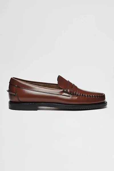 SEBAGO CLASSIC DAN LEATHER LOAFER IN BROWN, WOMEN'S AT URBAN OUTFITTERS