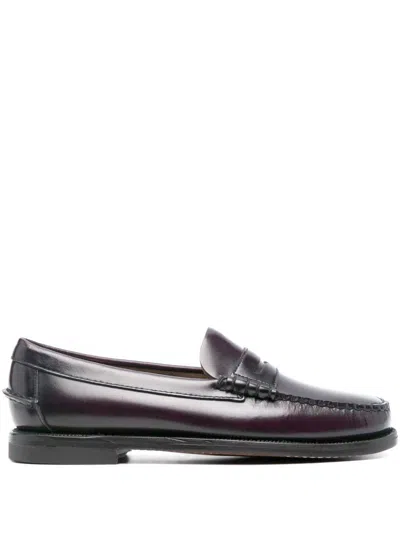 Sebago Classic Dan Leather Loafers In Brown