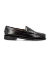 Sebago Classic Dan Leather Penny Loafers In Black
