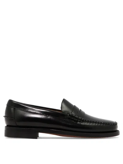 Sebago Classic Dan Leather Loafers In Brown
