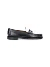Sebago Classic Dan Loafer Black/white In Black  