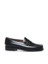 Sebago Dan Po Lt Leather Loafers In Black