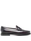 Sebago Classic Dan Bordeaux Leather Loafers In Brown