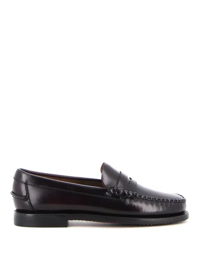 Sebago Classic Dan Loafers In Burdeos