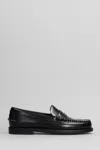 Sebago Black Pull-on Loafers