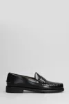 Sebago Black Pull-on Loafers