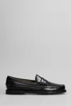 Sebago Classic Dan Moccasins In Leather In Black