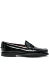 Sebago Classic Dan Smooth Leather Loafers In Black