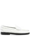 Sebago Classic Dan Pigment Leather Loafers In White