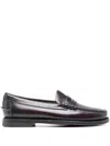 Sebago Classic Brown Leather Loafers In Gray