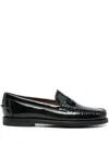Sebago Classic Dan Smooth Leather Loafers In Black