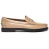 Sebago Classic Dan Pigment Leather Loafers In Lt Beige