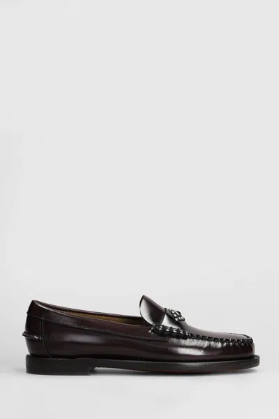 Sebago Classic Dan Rhombus Loafers In Black