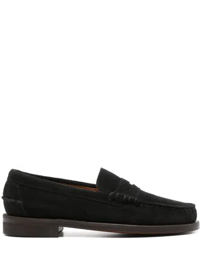 Sebago Classic Dan Suede Loafers In Blue